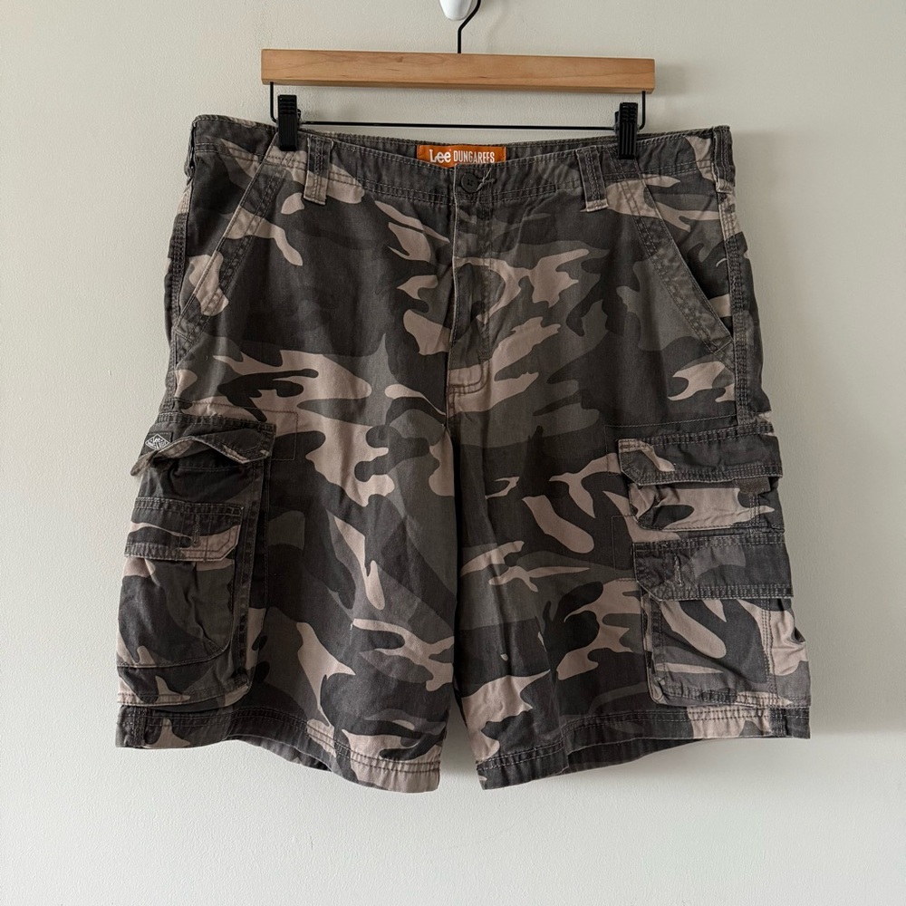 Lee Cargo Shorts Mens 38 Utility‎ Hiking Outdoor Military Y2K Summer Cotton